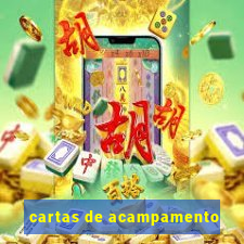 cartas de acampamento